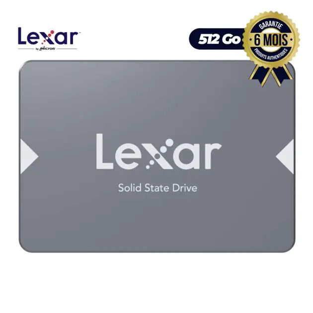 Disque dur interne SSD - Lexar NS100 - 512 Go