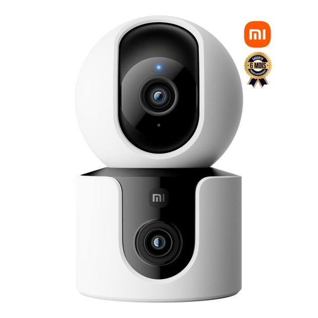 Caméra Intelligente Xiaomi - C300 Double - Surveillance 2K avec Détection Intelligente et Audio Bidirectionnel