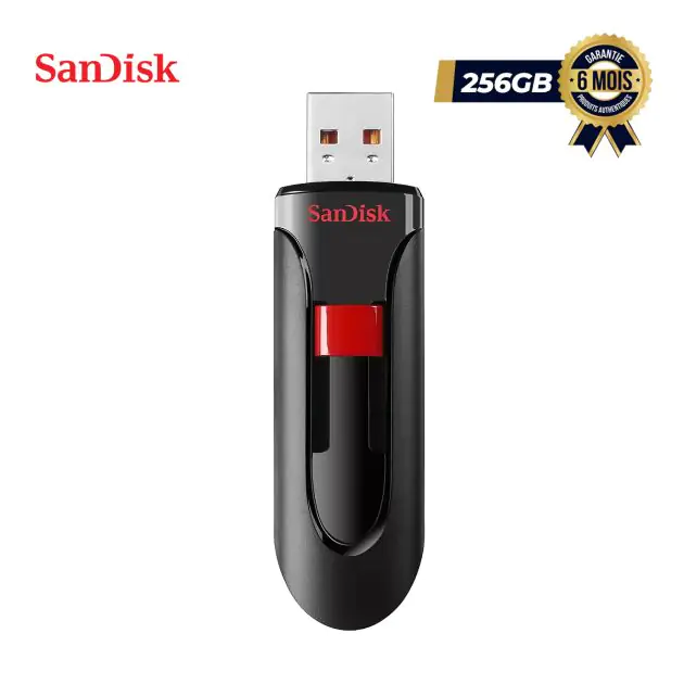 Clé USB SanDisk Cruzer Glide - 256 Go - USB 3.0