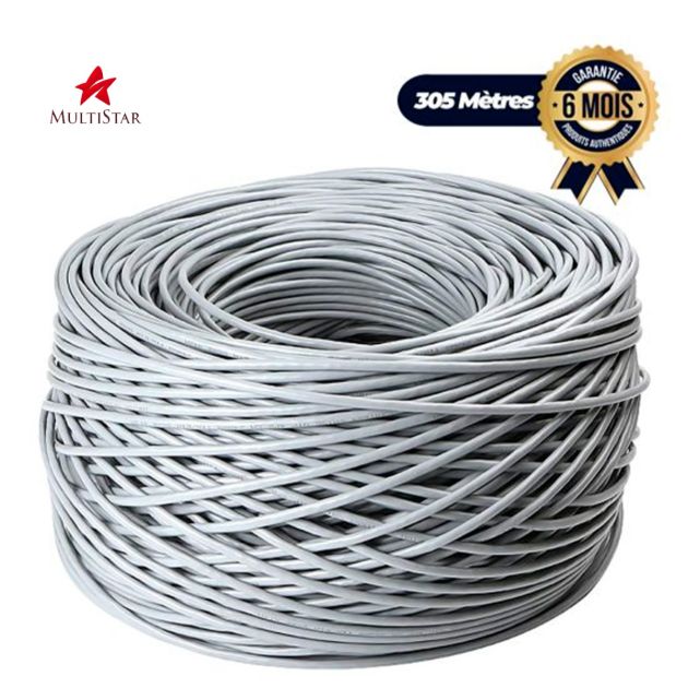 Câble réseau Ethernet UTP - MULTISTAR - Cat 6