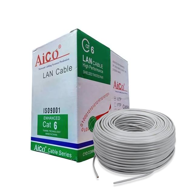 Miniature 2 de Câble réseau ethernet FTP Aico Cat6 Rouleau 305m