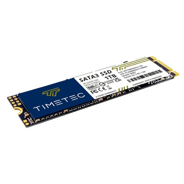 Miniature 2 de Disque dur SSD interne - Timetec - 1 To - M.2 2280 - 3D NAND - SATA III - Lecture 550MB/s