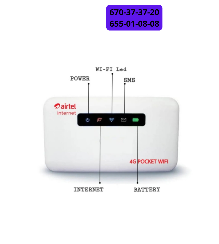 Miniature 3 de Modem Wifi - Airtel 4G LTE - 150Mbs – Compatible Avec Toutes Les Puces