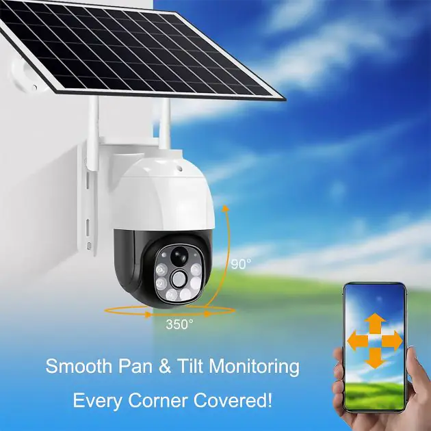 Miniature 2 de Caméra de surveillance Smart - 4G - Avec Panneau solaire intégré VC9