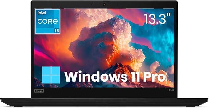 Miniature 3 de Lenovo Thinkpad X390 Laptop Computer, 13.3in FHD PC, Intel Core i5-8th, 8GB RAM, 512GB SSD, HDMI, Japaness Keyboard, Windows 11 Pro