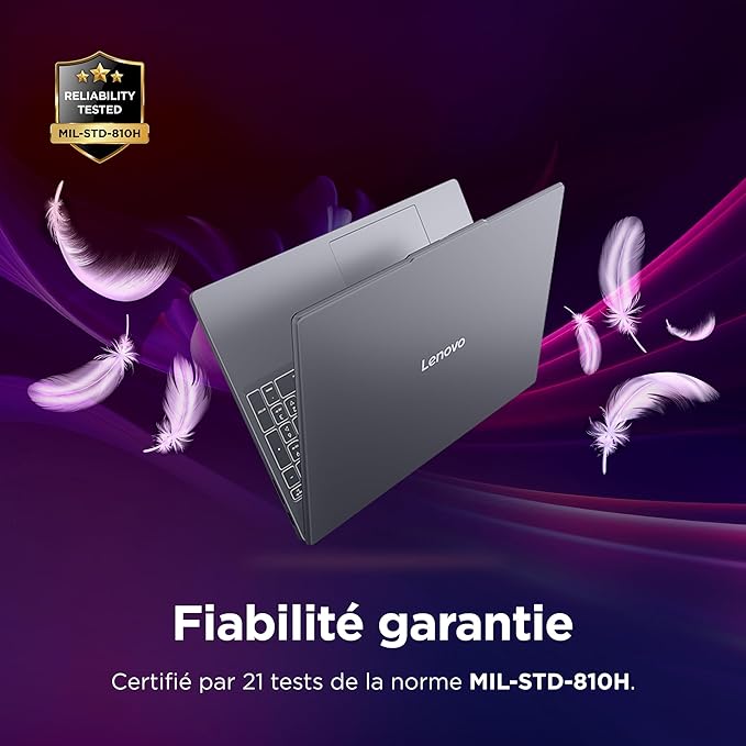 Miniature 3 de Lenovo IdeaPad Slim 3 16IRH10 - Ordinateur Portable 16'' WUXGA (Intel Core i5-13420H, RAM 16Go, SSD 512Go, Intel UHD Graphique, Windows 11 Home) Clavier AZERTY Français - Gris