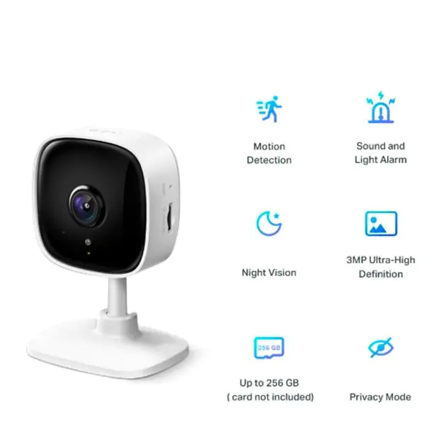 Miniature 4 de Caméra de surveillance TP-Link Tapo C110 - Sécurité IP Intérieure - WiFi - 1920 x 1080 pixels - QHD