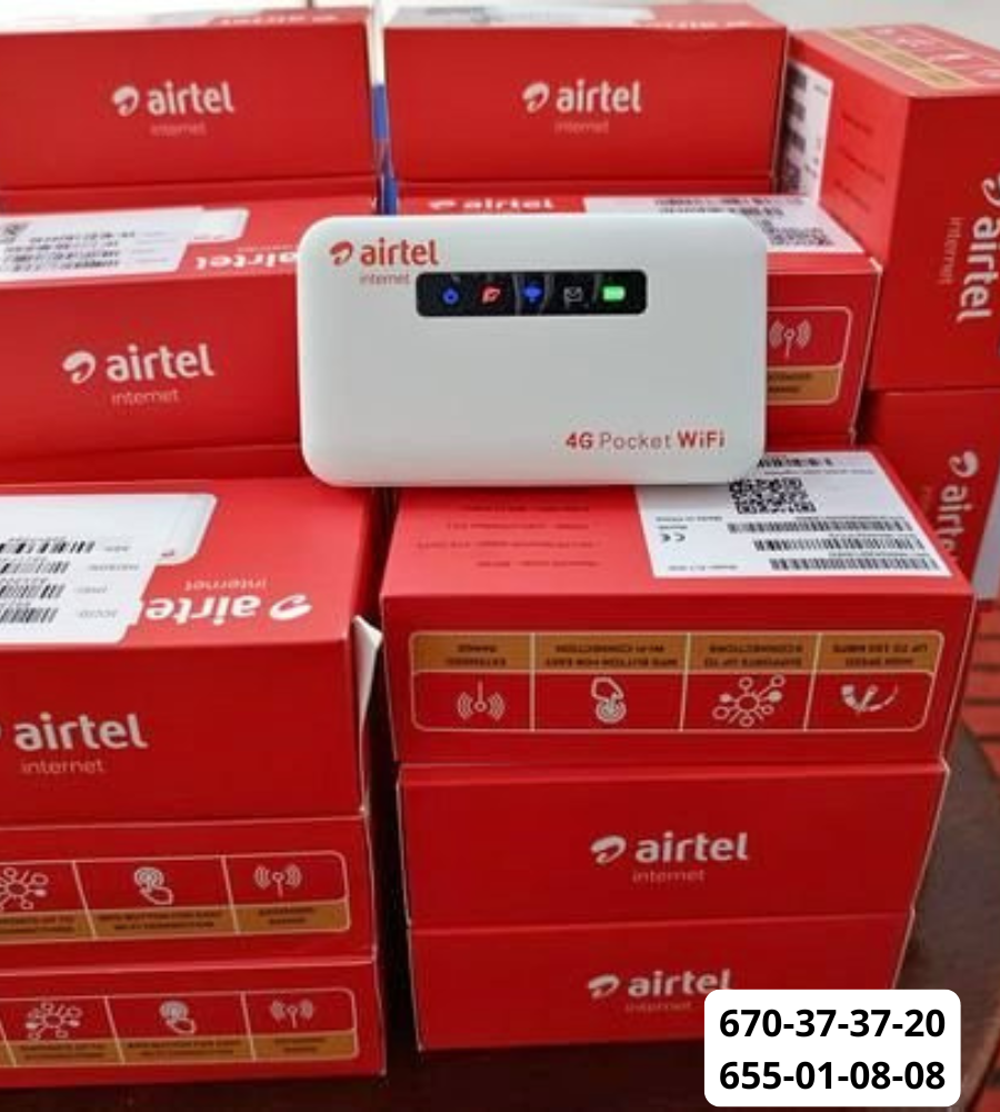 Modem Wifi - Airtel 4G LTE - 150Mbs – Compatible Avec Toutes Les Puces