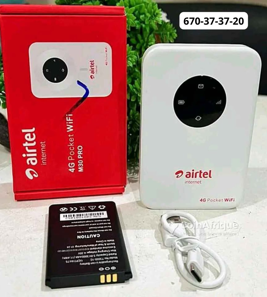Miniature 2 de Airtel 4G LTE MiFi WiFI – M30 PRO – Compatible Avec Toutes Les Puces