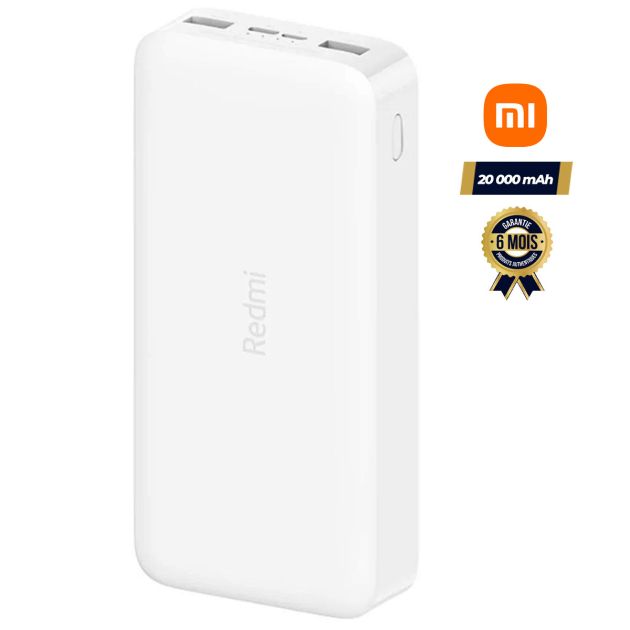 Miniature 4 de Power Bank - Redmi 20000 Mah - USB-C et Micro USB - 18 watts